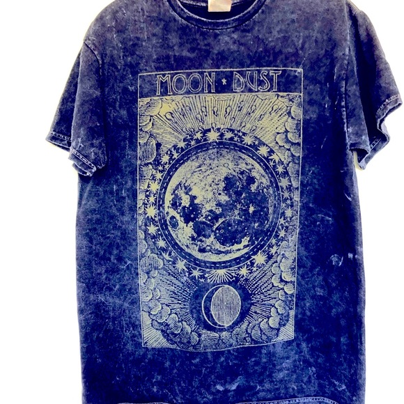 Moon Dust Acid Wash T Shirt - Picture 3 of 3